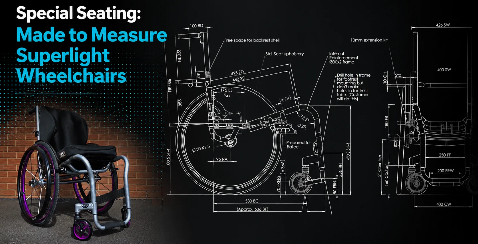 Special Seating: Made to Measure Superlight Wheelchairs