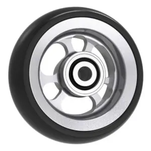 Omobic Lotus Alucore Wheelchair Castor 3" (Silver)