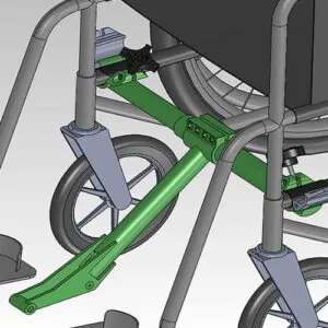 FreeWheel Adaptor for Folding Chair